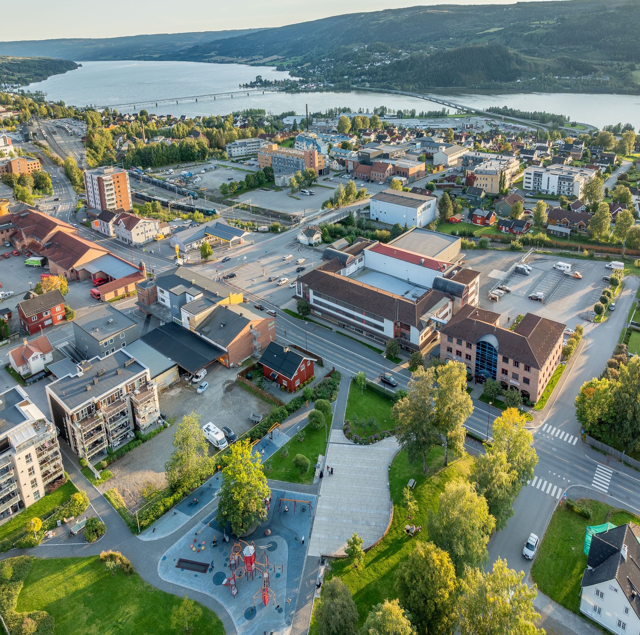 Oversiktsbilde Fåberggata nordrepark